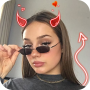 icon Neon Horns Devil