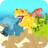 icon Blocky Dino Park: Dinosaur Arena 0.2